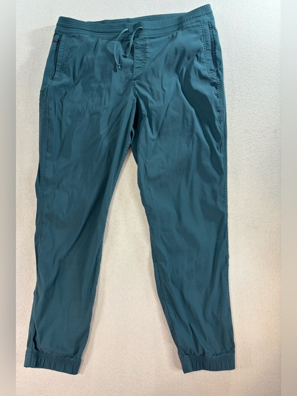 Kuhl Teal Jogger Pants XL Lightweight Outdoor Hiking Elastic Waist Stretch - Picture 2 of 8